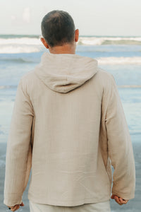 SS Men's Top Men's Knox Hoodie (latte muslin)