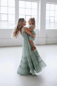 SS Women's Dress Women's Marabella Dress (sage swiss dot)