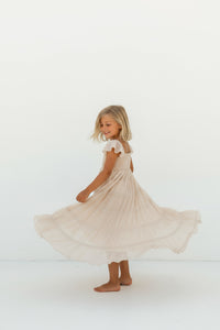 SS Girl's Dress Marabella Dress (natural chiffon)