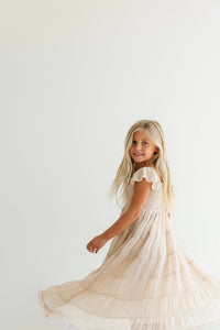 SS Girl's Dress Marabella Dress (natural chiffon)