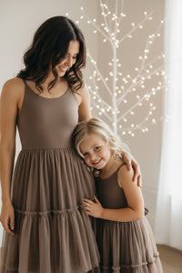 SS Women's Dress Women's Wendy Dress (mocha tulle)