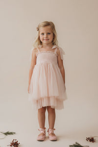 SS Girl's Dress Isa Dress (blush tulle)