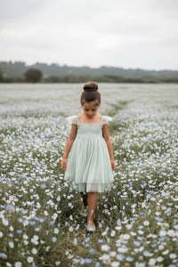 SS Girl's Dress Juliet Dress (mint tulle)
