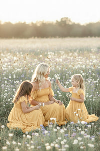 SS Girl's Dress Marabella Dress (saffron tulle)