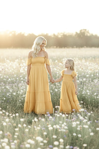 SS Girl's Dress Marabella Dress (saffron tulle)
