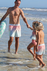 LB Men's Swim Men's Surf Shorts (sundown ombre)