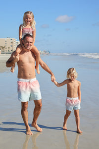 LB Men's Swim Men's Surf Shorts (sundown ombre)