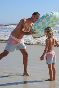 LB Men's Swim Men's Surf Shorts (sundown ombre)
