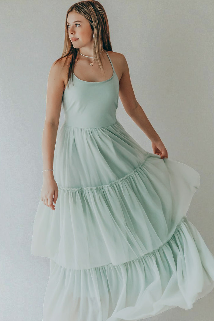SS Women's Dress Women's Wendy Dress (mint tulle)