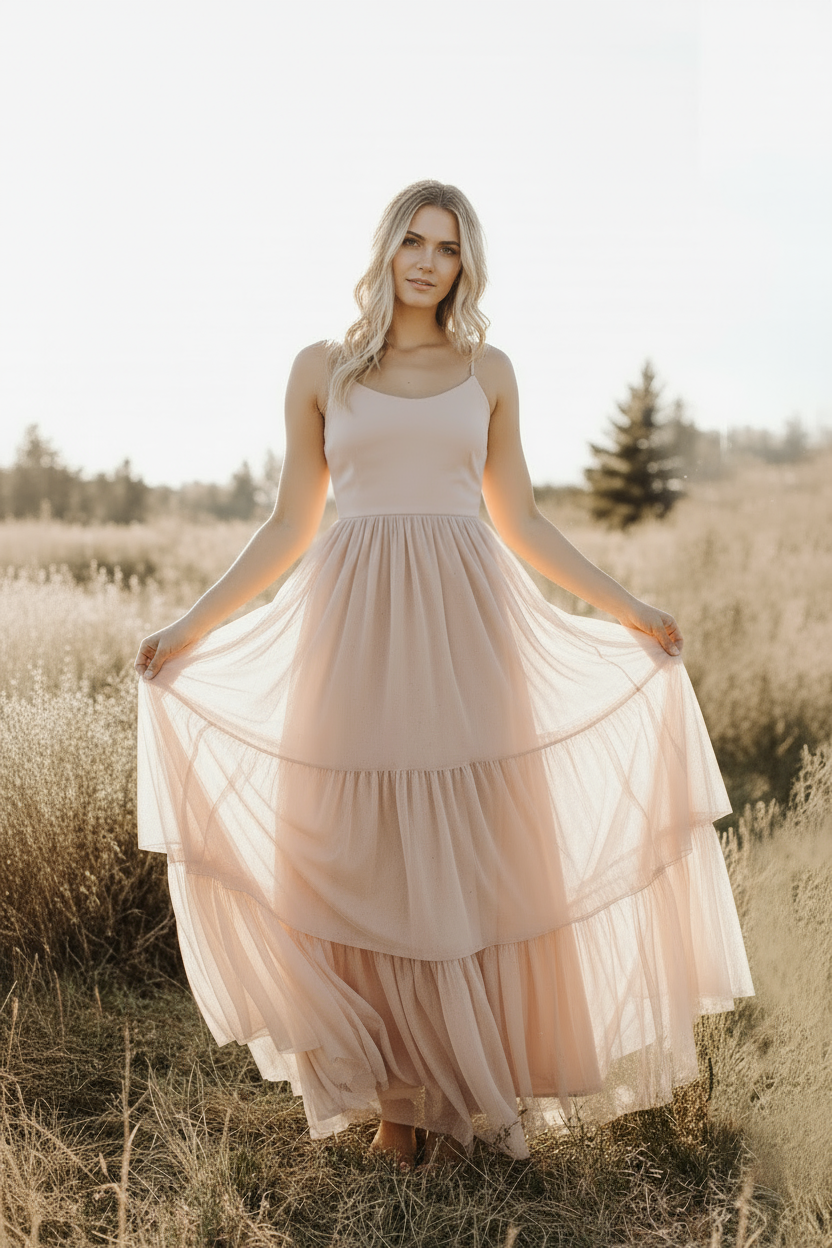 SS Women's Dress Women's Wendy Dress (soft pink tulle)