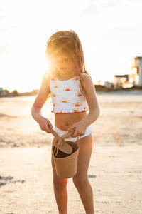 LB Girl's Swim Scoopback Set (spice sun) FINAL SALE