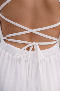 SS Women's Dress Women's Wendy Embroidered Dress (white tulle)