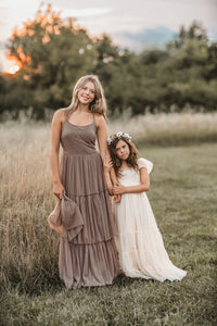 SS Women's Dress Women's Wendy Dress (mocha tulle)