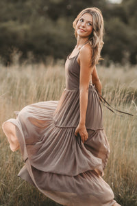 SS Women's Dress Women's Wendy Dress (mocha tulle)