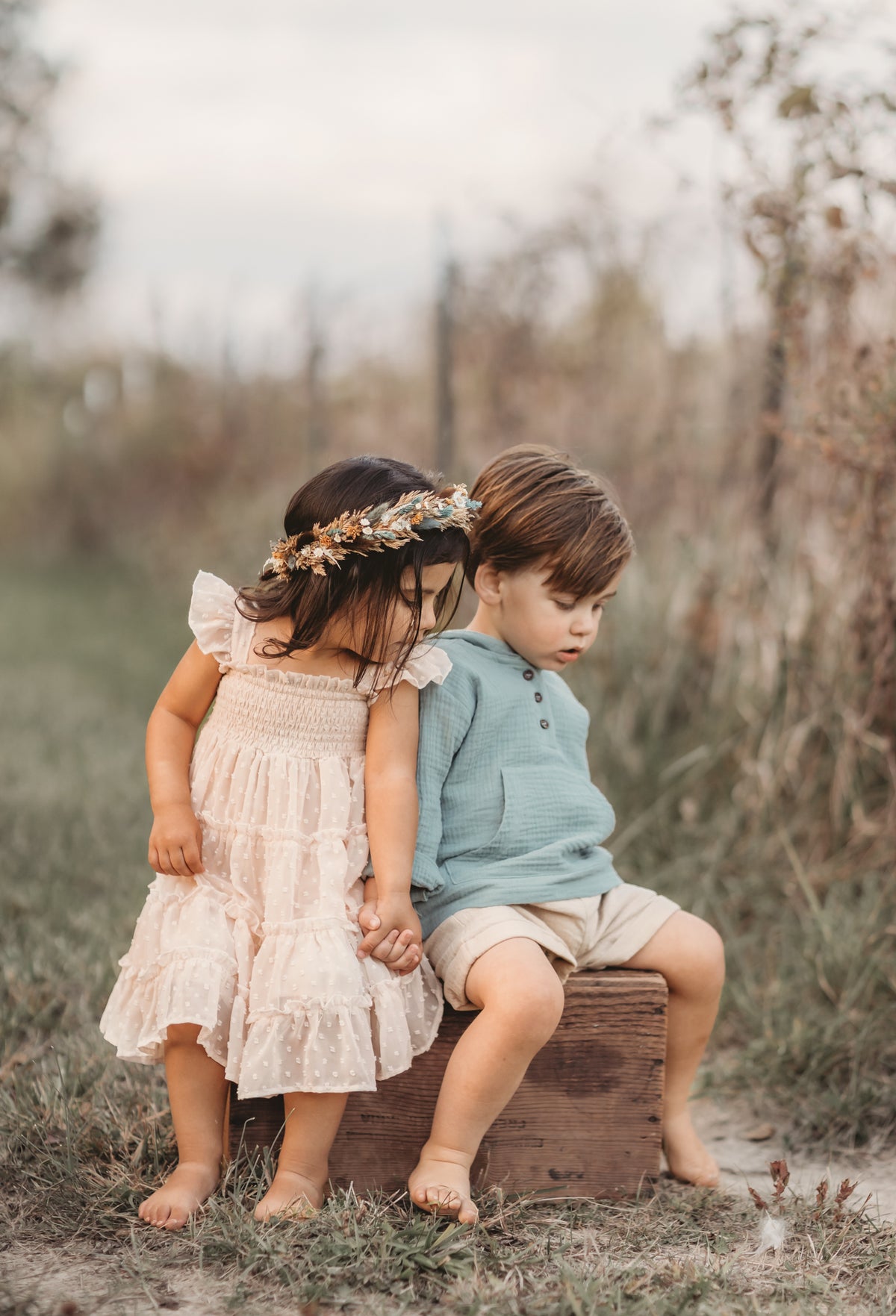 SS Boy's Top Knox Hoodie (soft teal muslin)