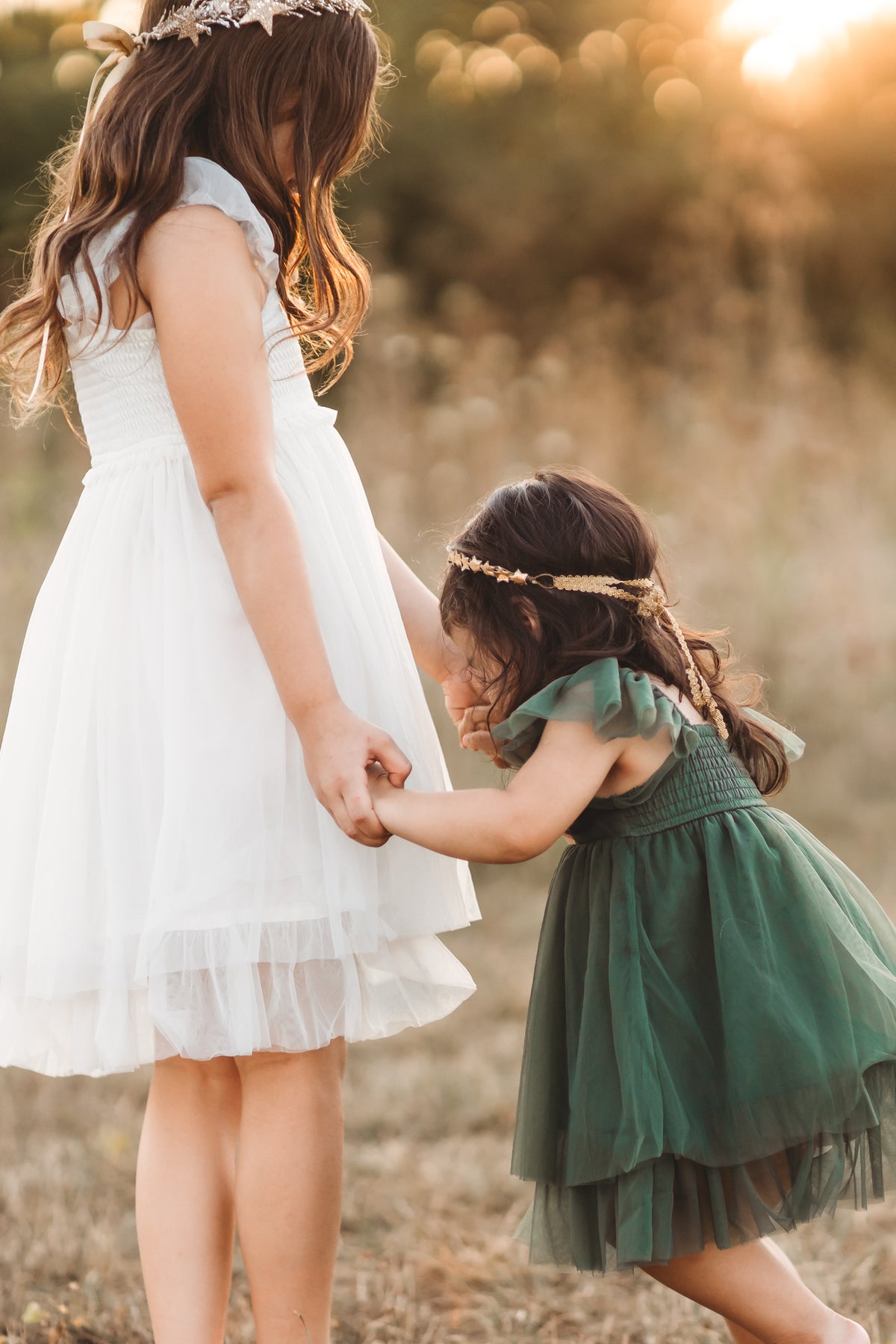 SS Girl's Dress Fawn Dress (forest tulle)