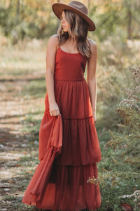 SS Women's Dress Women's Wendy Dress (venetian red tulle)