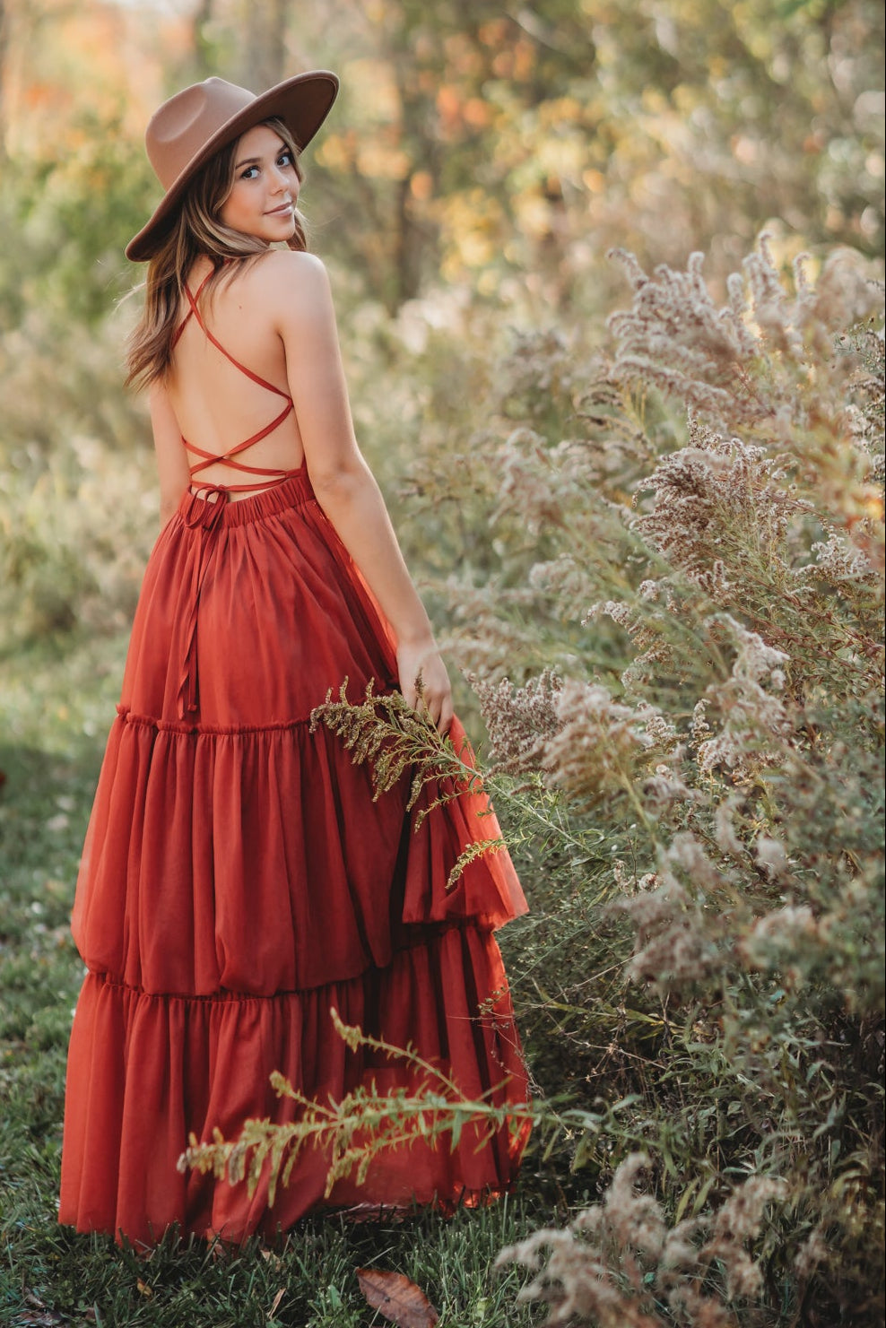 SS Women's Dress Women's Wendy Dress (venetian red tulle)