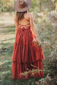 SS Women's Dress Women's Wendy Dress (venetian red tulle)