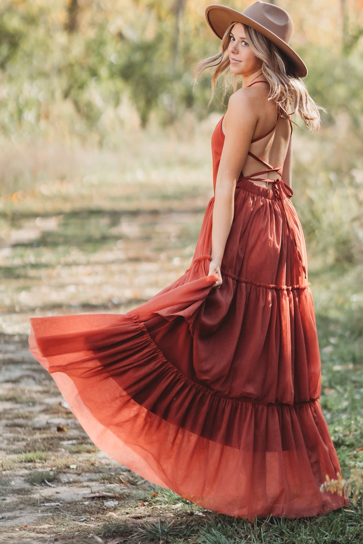 SS Women's Dress Women's Wendy Dress (venetian red tulle)