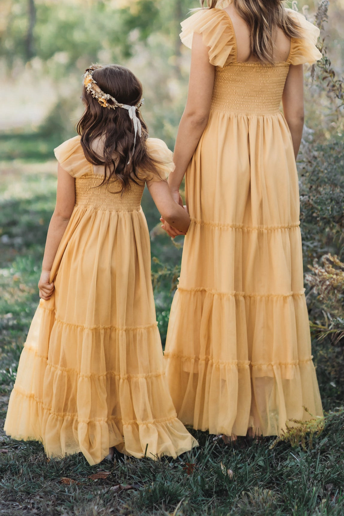 SS Girl's Dress Marabella Dress (saffron tulle)