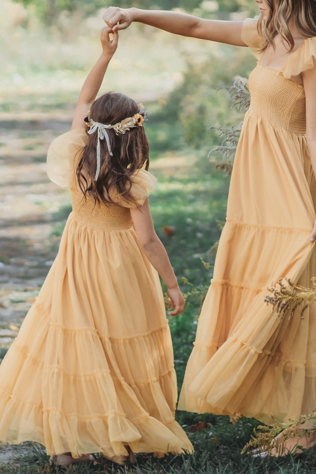 SS Girl's Dress Marabella Dress (saffron tulle)