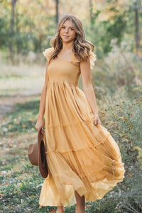 SS Women's Dress Women's Marabella Dress (saffron tulle)