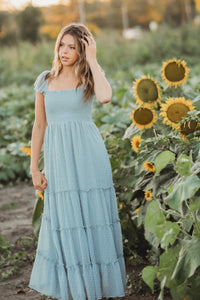 SS Women's Dress Women's Marabella Dress (blue swiss dot)