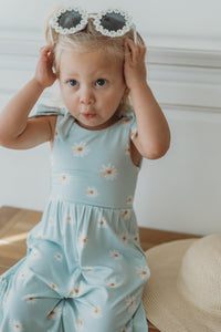 LB Girl's Romper Rita Tie Romper (daisy) FINAL SALE