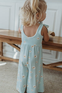 LB Girl's Romper Rita Tie Romper (daisy) FINAL SALE