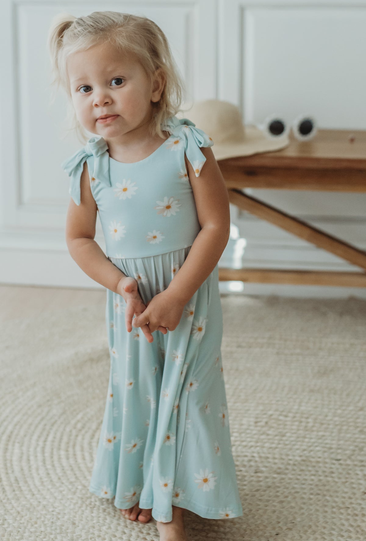 LB Girl's Romper Rita Tie Romper (daisy) FINAL SALE