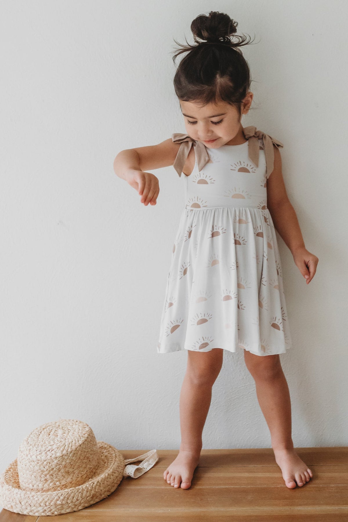 LB Girl's Dress Liza Twirl Dress (ash sun) FINAL SALE