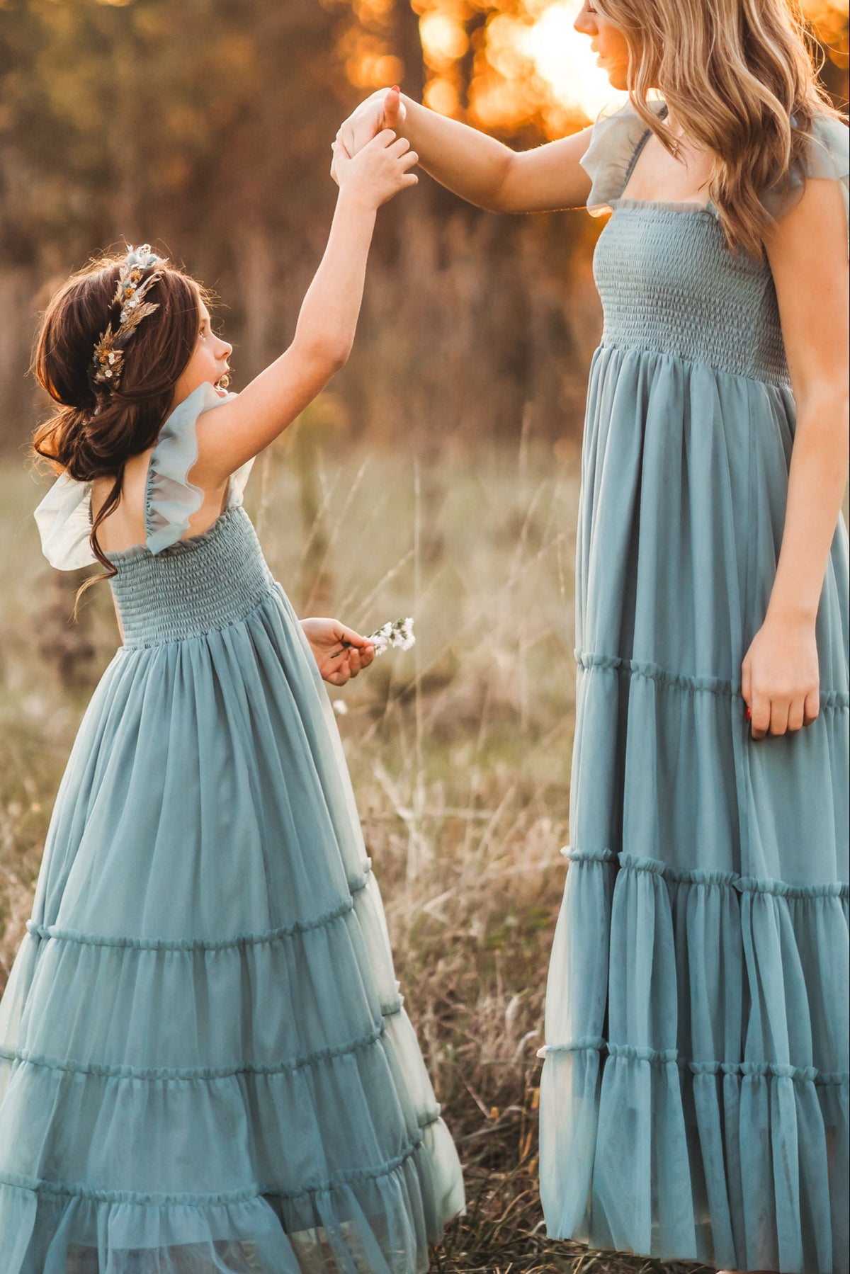 SS Women's Dress Women's Marabella Dress (soft teal tulle)