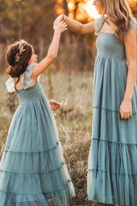 SS Women's Dress Women's Marabella Dress (soft teal tulle)