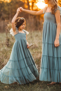 SS Women's Dress Women's Marabella Dress (soft teal tulle)