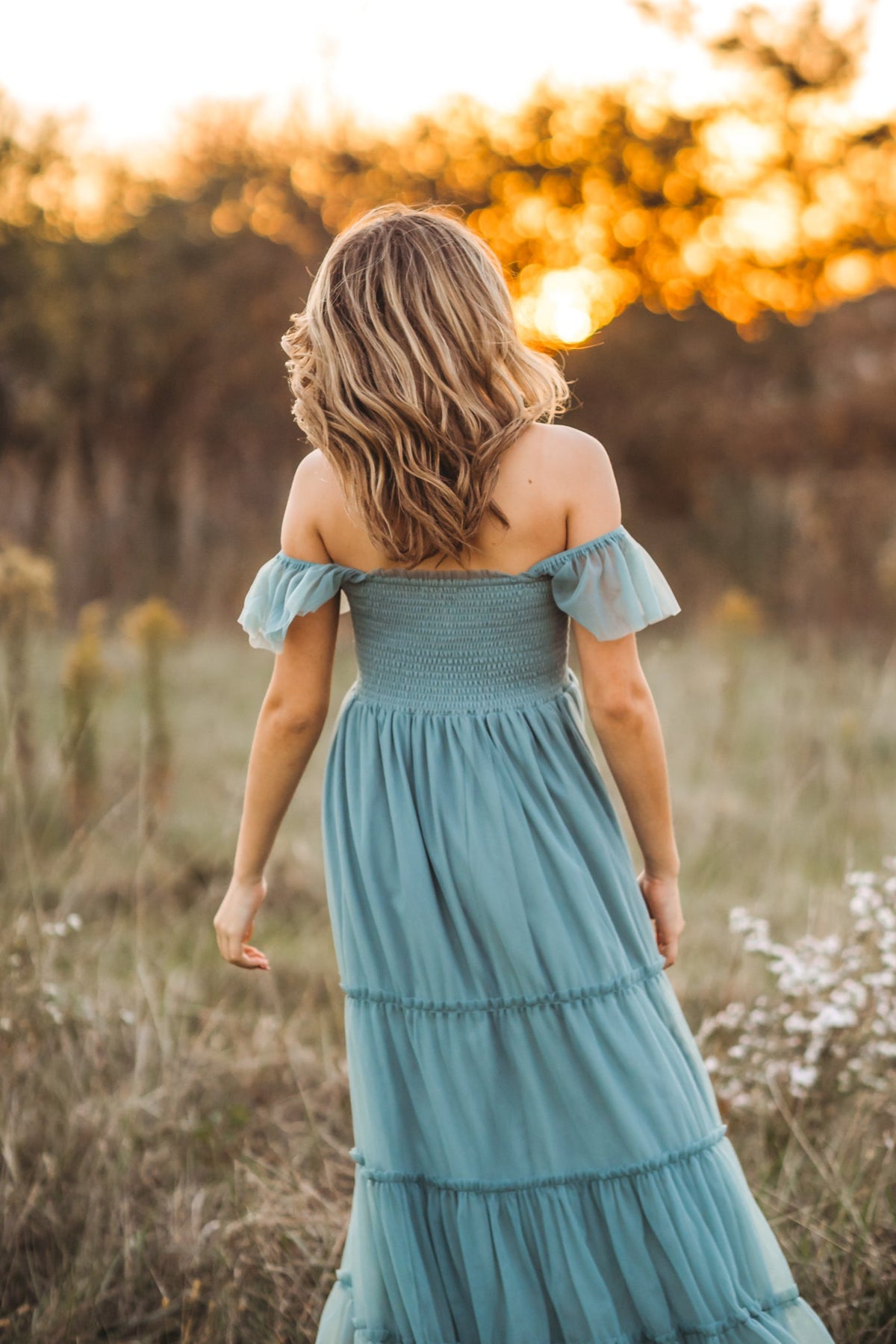 SS Women's Dress Women's Marabella Dress (soft teal tulle)