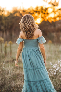 SS Women's Dress Women's Marabella Dress (soft teal tulle)