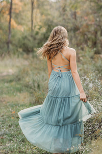 SS Women's Dress Women's Wendy Dress (soft teal tulle)