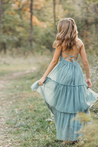 SS Women's Dress Women's Wendy Dress (soft teal tulle)