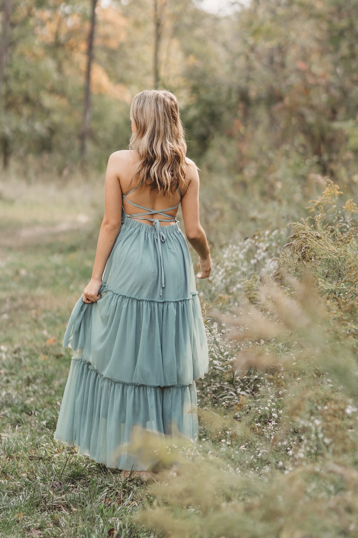 SS Women's Dress Women's Wendy Dress (soft teal tulle)