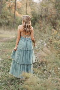 SS Women's Dress Women's Wendy Dress (soft teal tulle)