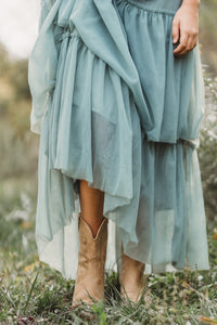 SS Women's Dress Women's Wendy Dress (soft teal tulle)