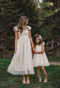 SS Women's Dress Women's Pia Dress (antique ivory tulle)