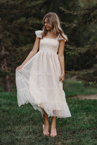 SS Women's Dress Women's Pia Dress (antique ivory tulle)