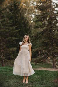 SS Women's Dress Women's Pia Dress (antique ivory tulle)