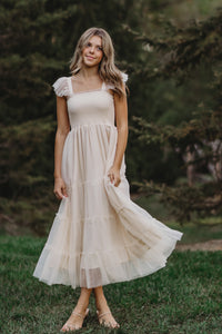 SS Women's Dress Women's Pia Dress (antique ivory tulle)