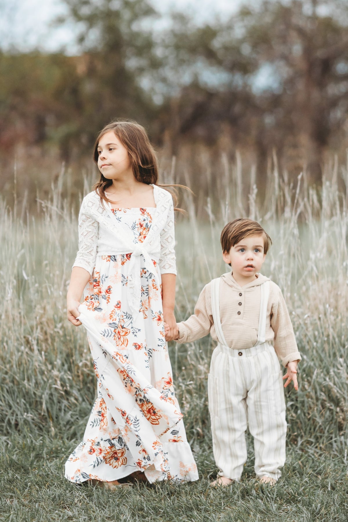SS Girl's Top Hadley Cardigan (light ivory)