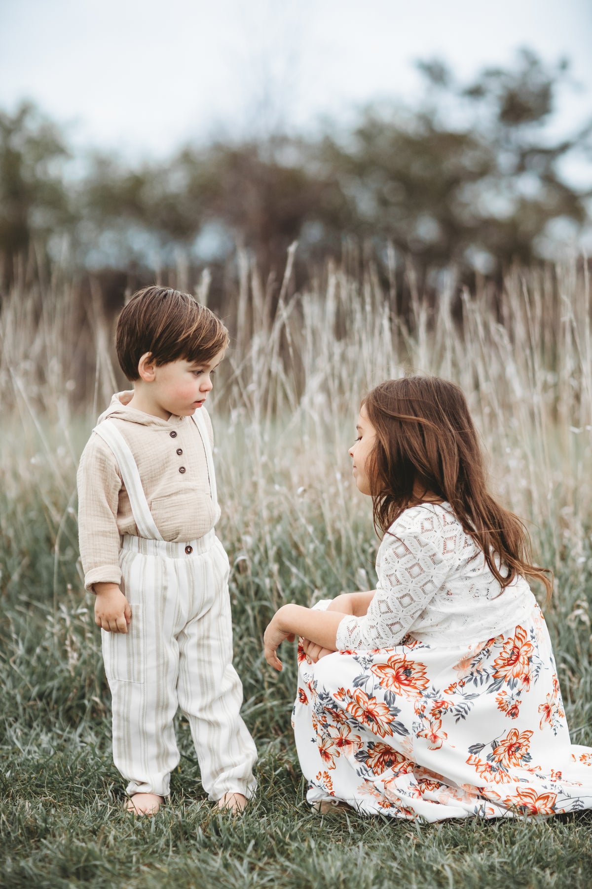 SS Girl's Top Hadley Cardigan (light ivory)