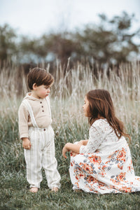 SS Girl's Top Hadley Cardigan (light ivory)