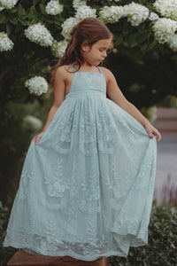 SS Girl's Dress Madeline Lace Dress (airy blue)